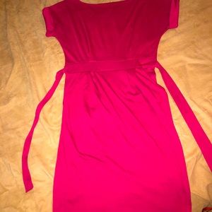 Maroon Mid Length Dress